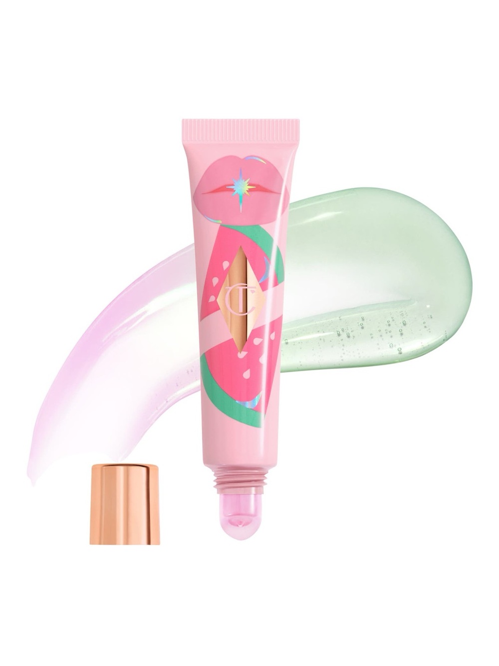 Charlotte Tilbury Juicylicious Pink Watermelon Unreal Lips Nectar Oil NIB